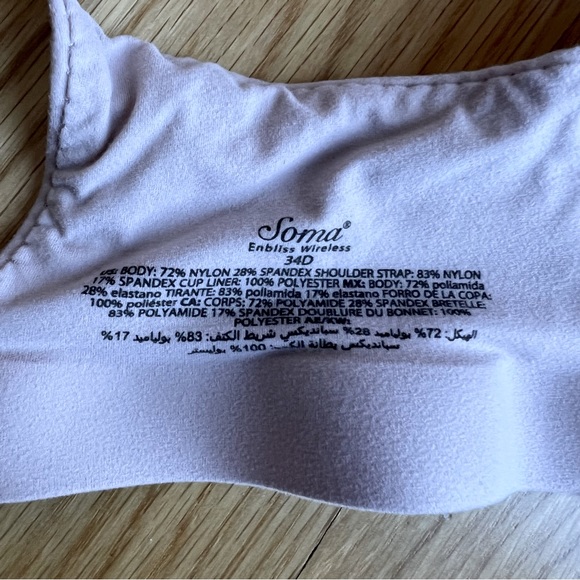 Soma Enbliss Wireless Bra - Picture 4 of 6